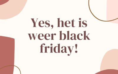 Yes, het is weer Black Friday