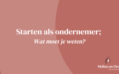 Starten als ondernemer