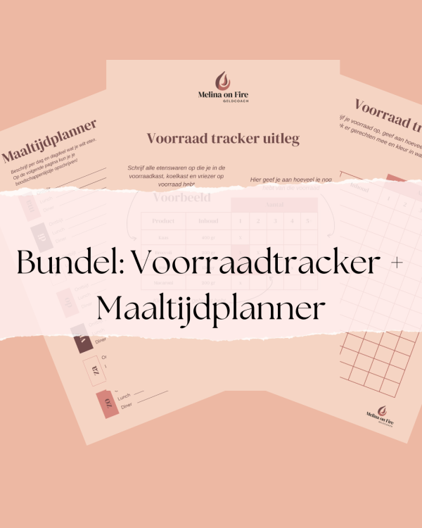 Bundel: Voorraadtracker en maaltijdplanner