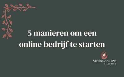 5 manieren om een online bedrijf te starten