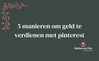 5 manieren om geld te verdienen met Pinterest