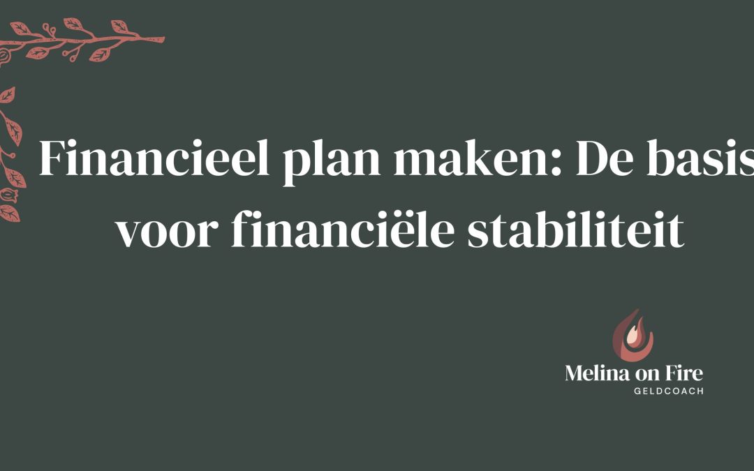 Financieel plan maken