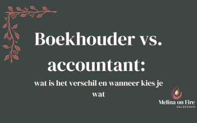 Boekhouder vs accountant