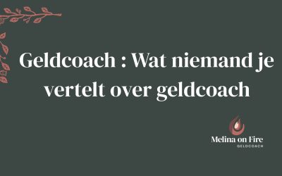 Geldcoach : Wat niemand je vertelt over geldcoach
