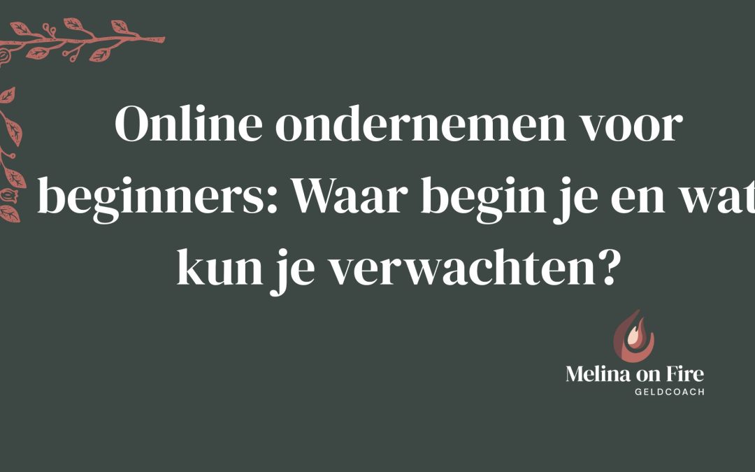 Online ondernemen voor beginners: Waar begin je en wat kun je verwachten?