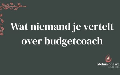 Wat niemand je vertelt over budgetcoach