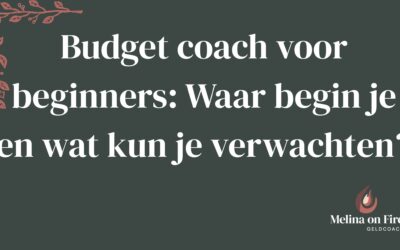Budget coach voor beginners: Waar begin je en wat kun je verwachten?