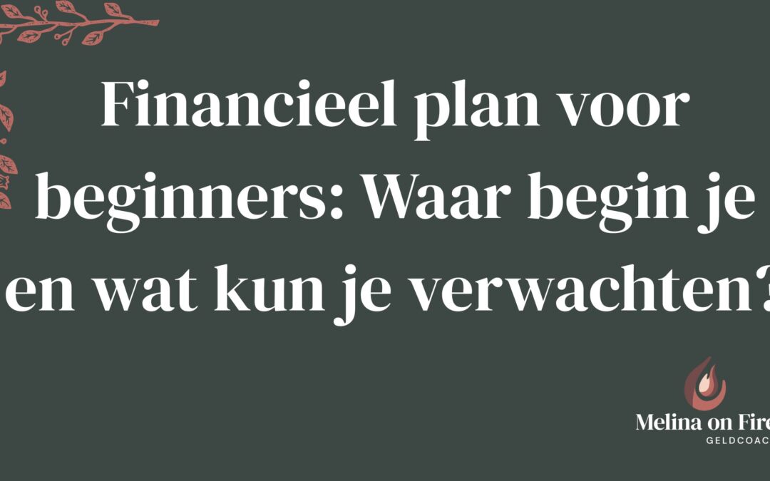 Afbeelding met tekst: Hoe je meer haalt uit je financieel plan zonder extra stress