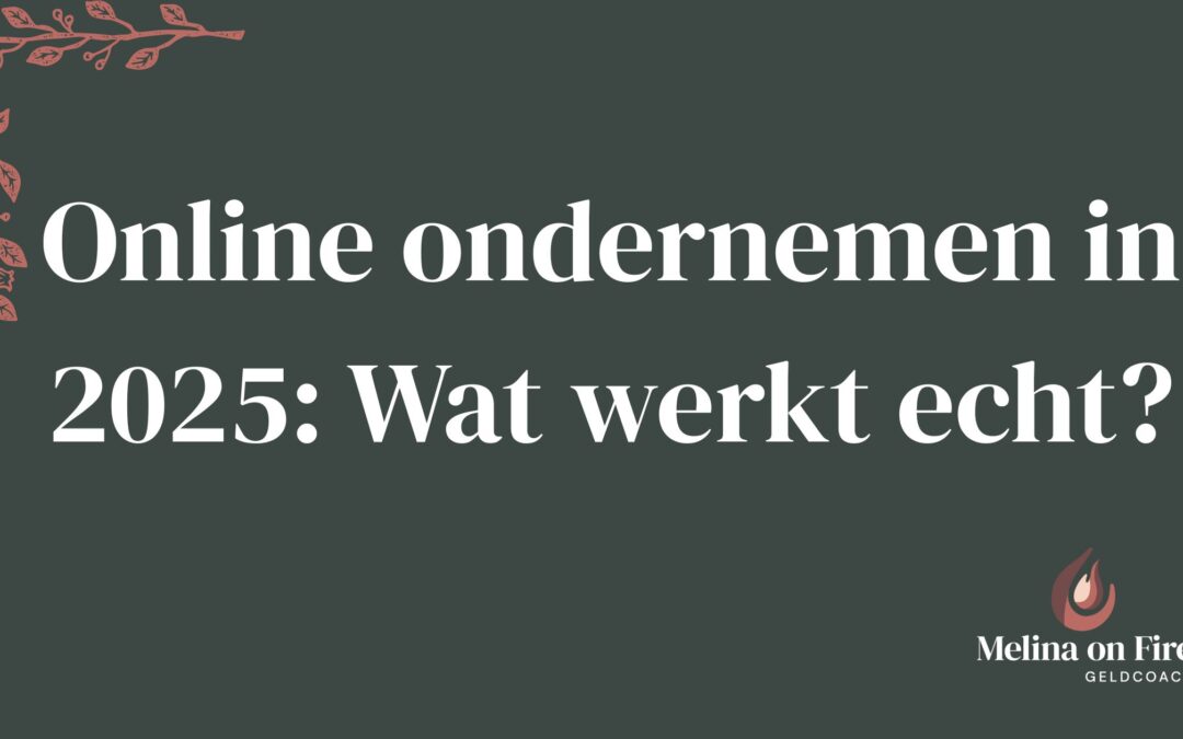 Afbeelding met de titel: Online ondernemen in 2025 – Wat werkt echt?