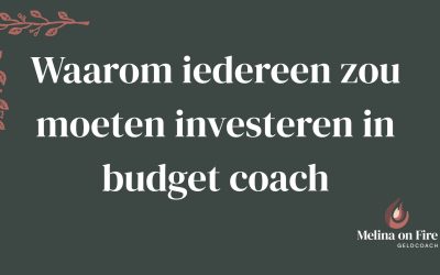 Waarom iedereen zou moeten investeren in budget coach