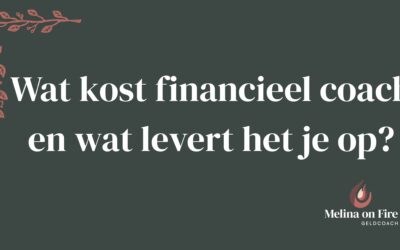 Wat kost financieel coach en wat levert het je op?
