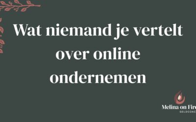 Wat niemand je vertelt over online ondernemen