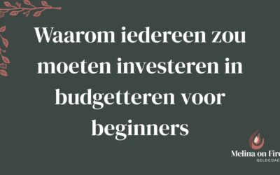 Waarom iedereen zou moeten investeren in budgetteren voor beginners