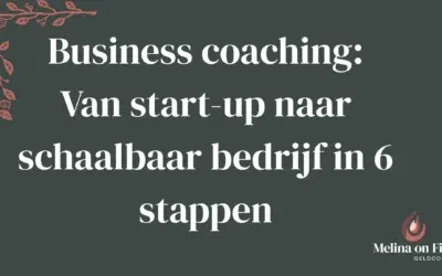 Business coaching: Van start-up naar schaalbaar bedrijf in 6 stappen