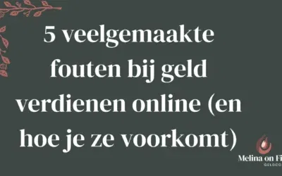 5 veelgemaakte fouten bij geld verdienen online (en hoe je ze voorkomt)