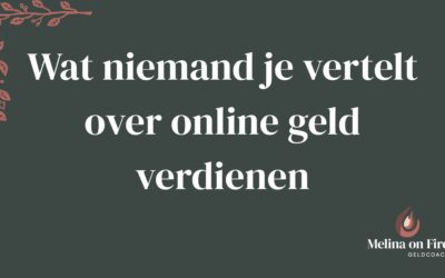 Wat niemand je vertelt over online geld verdienen