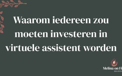 Waarom iedereen zou moeten investeren in virtuele assistent worden