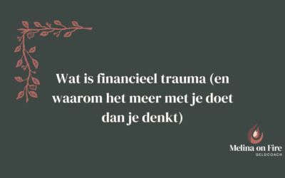Wat is financieel trauma / money trauma (en waarom het meer met je doet dan je denkt)