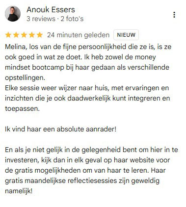 review Money Mindset bootcamp