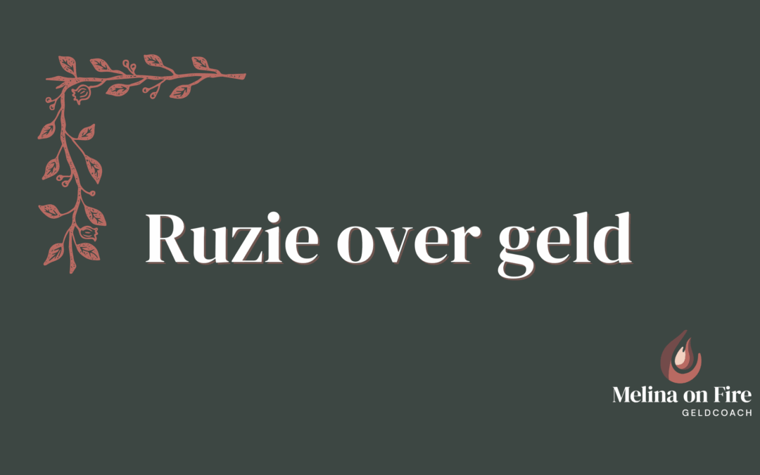 ruzie over geld