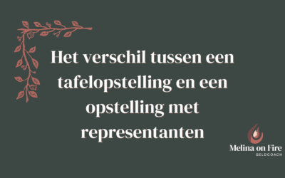 Het verschil tussen een tafelopstelling en een opstelling met representanten