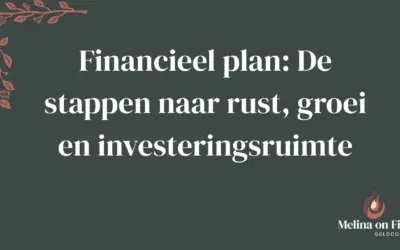 Financieel plan: De stappen naar rust, groei en investeringsruimte