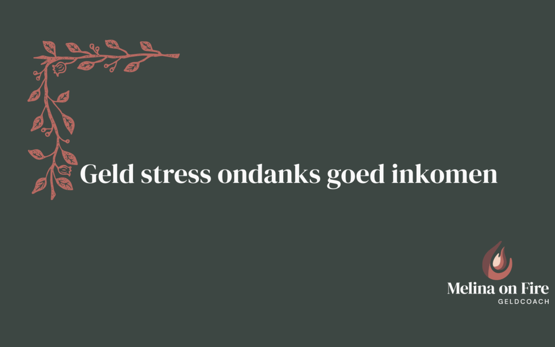 geld stress ondanks inkomen