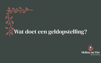 Wat doet een geldopstelling en waarom praten alleen vaak niet genoeg is