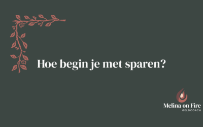 Hoe begin je met sparen als het steeds niet lukt