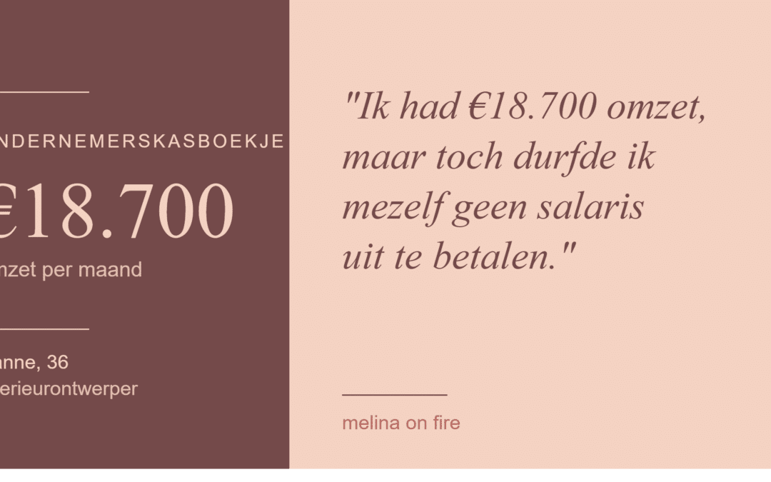 ondernemerskasboekje interieurontwerper